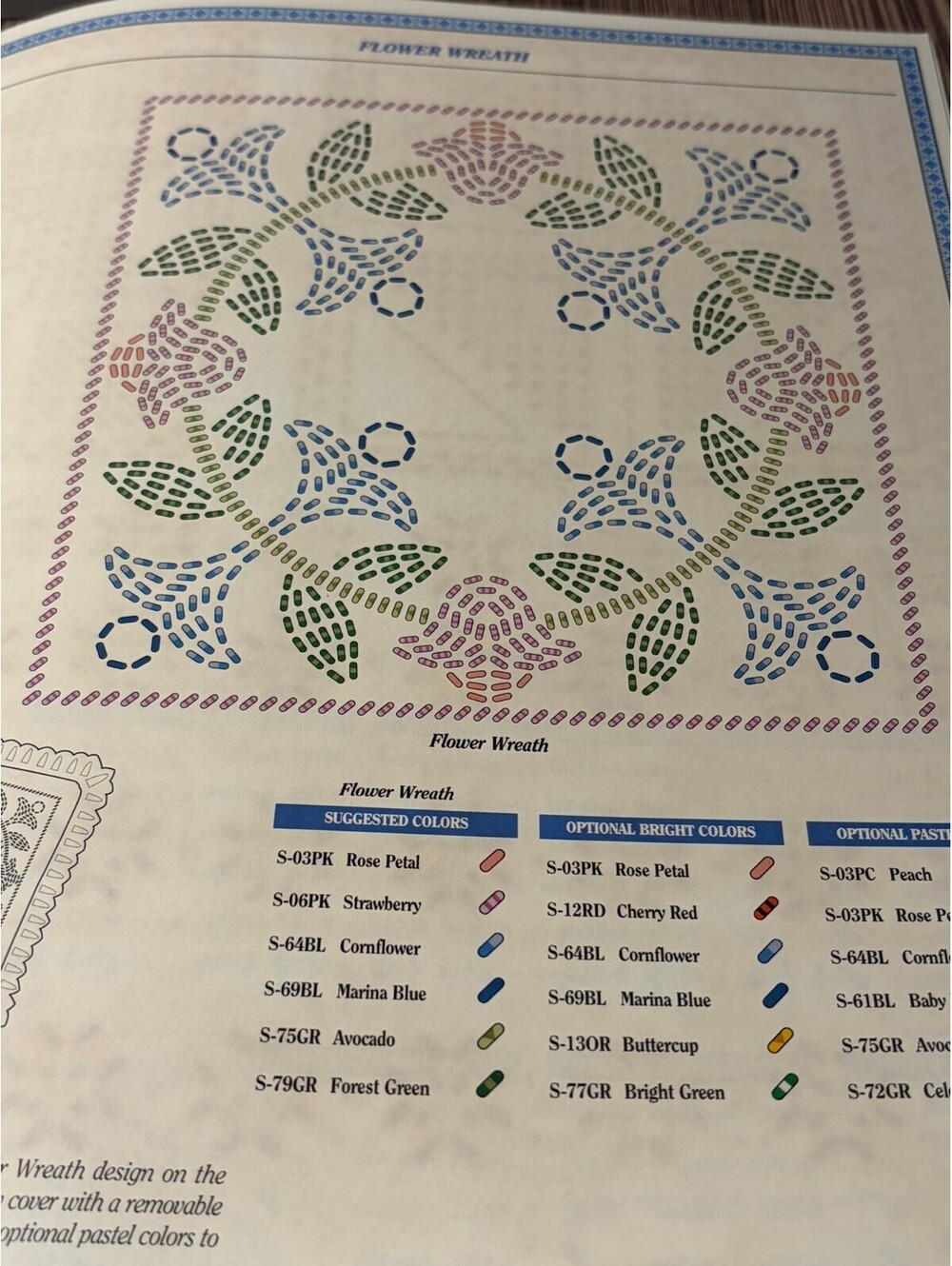 Vintage ColorPoint Paintstitching Stitch Colorful Quilts Pattern Book - Picture 5 of 9